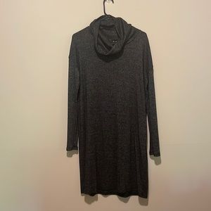 Dark gray cowl neck sweater dress from GAP